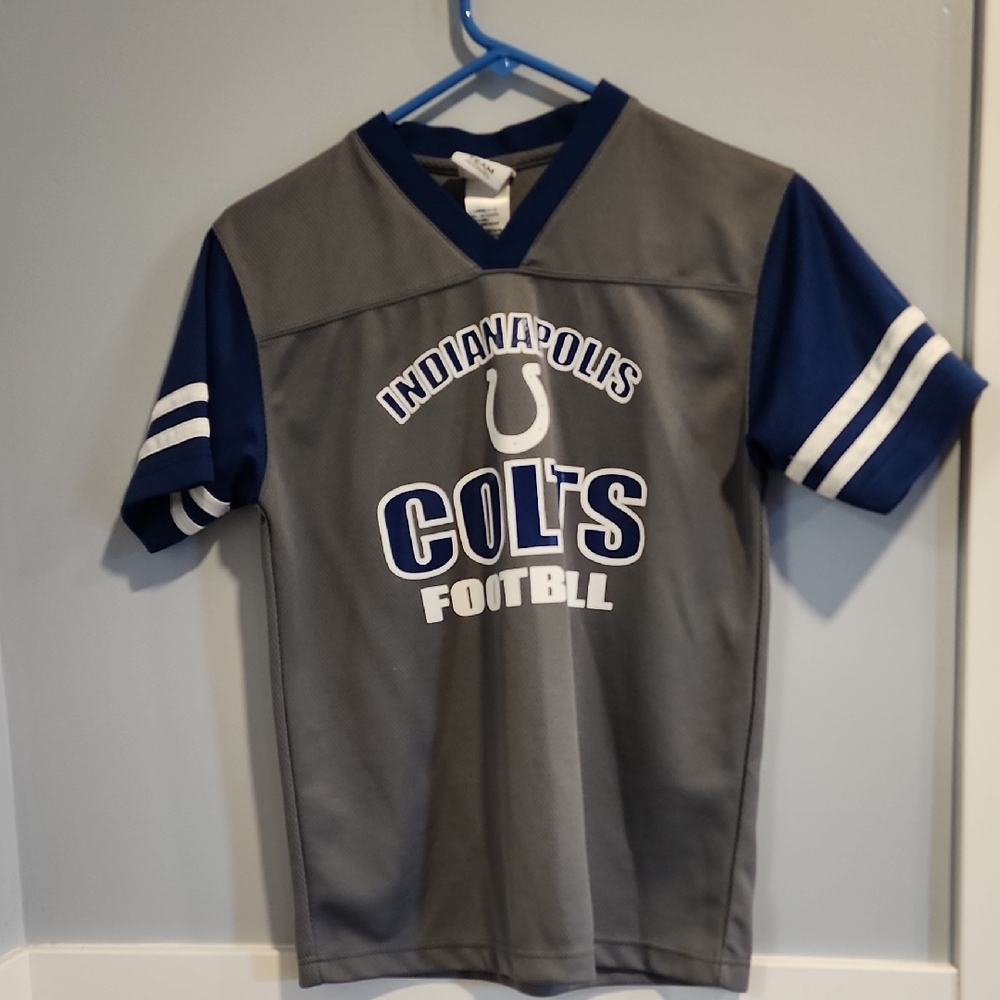 NFL Team Apparel Blue and Gray Shirt Size Large Womens GUC